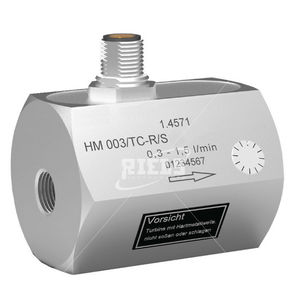 misuratore di portata a turbina / per liquidi / compatto / in linea