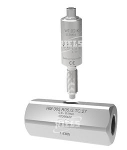 misuratore di portata a turbina / per liquidi / in linea / in acciaio inossidabile