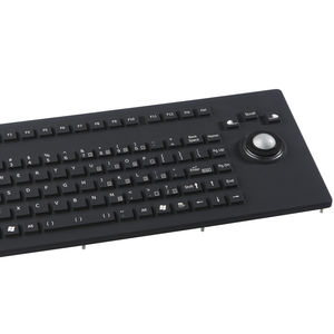 tastiera in gomma siliconica / ad incastro / a tasti meccanici / con trackball