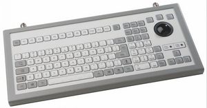 tastiera da ufficio / 106 tasti / con trackball / USB