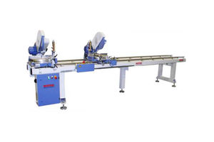 troncatrice a due teste per metalli / per plastica / per legno
