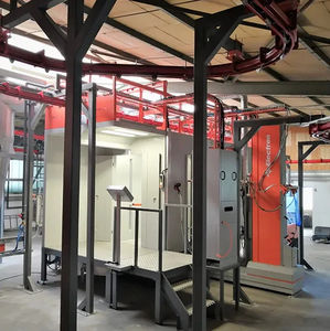 cabina di verniciatura a polvere inerziale