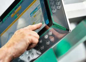 HMI con touch screen multitouch