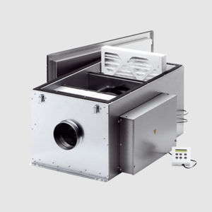 cassa di ventilazione con filtrazione integrata