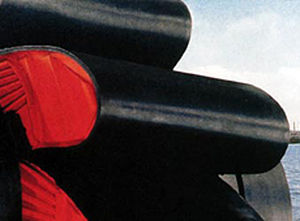 nastro trasportatore a tapparelle / in gomma / industriale / resistente all'olio