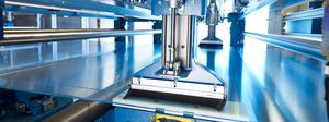 sega circolare / per plastica / automatica / per linea di estrusione