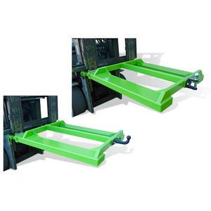 EBESTTECH Adattatore Gancio Di Traino Per Carrello Elevatore - 5,1 Cm, Portata 1360 Kg, Con Catena Di Sicurezza, Nero