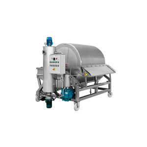 filtro per liquidi alimentari e bevande / a tamburo / a tamburo / in acciaio inossidabile