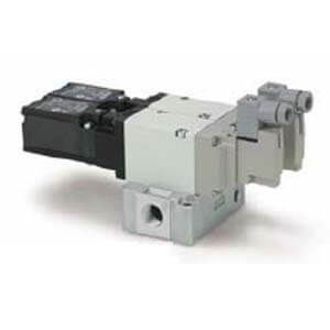 distributore pneumatico azionato tramite solenoide