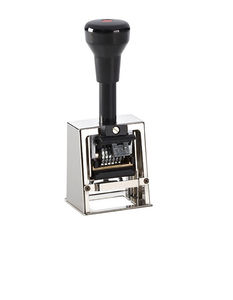 numeratore con piastra per testo