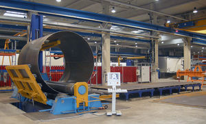 linea di produzione per profilati