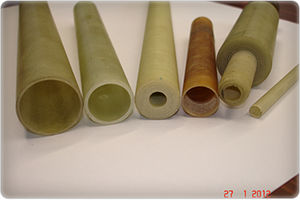 tubo rigido in fibra di vetro