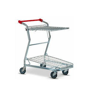 carrello con piattaforma a ribaltamento