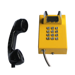 telefono analogico / IP54 / per applicazioni ferroviarie / in acciaio inossidabile