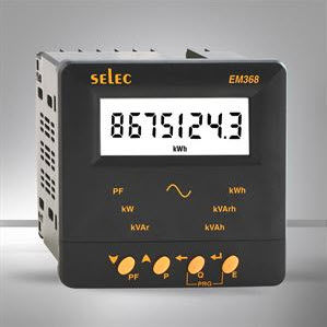 contatore di energia elettrica monofase / da montare su pannello / con display LCD / Modbus