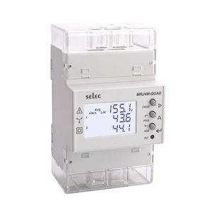 contatore di energia elettrica trifase / su guida DIN / programmabile / Modbus