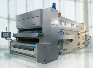lavatrice per bottiglie / ad acqua / automatica / per l'industria delle bevande