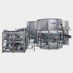 macchina di riempimento ad uso industriale / per bevande / per bottiglie PET / multitesta