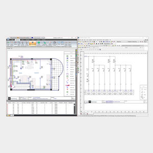 software CAD elettrico / per edifici / da cantiere