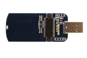 lettore scrittore RFID compatto / embedded / USB / con antenna integrata