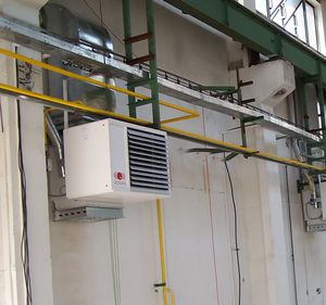 generatore di aria calda stazionario / a gas