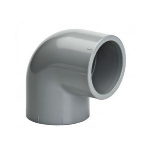 tubazione a gomito in PVC