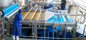pressa a nastro per l'industria agroalimentare