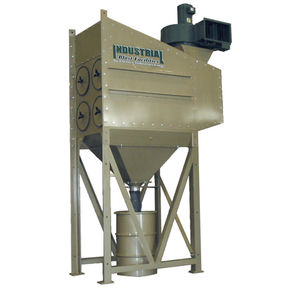 depolveratore a cartuccia / con rimozione a contro-corrente / modulare / per polvere abrasiva