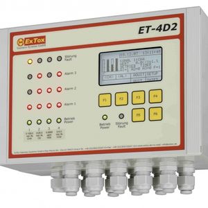 centrale di rilevazione gas multicanale
