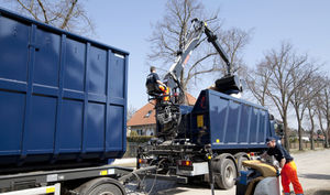 gru montata su camion