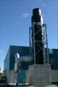 scrubber a estrazione umida
