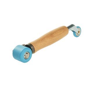 rullo di pressione con manico in legno