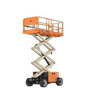 piattaforma elevatrice a forbice su ruota 1