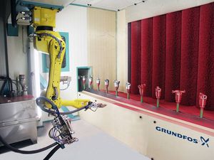 cabina di verniciatura chiusa