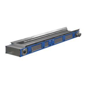 trasportatore a nastro / per l'industria del riciclaggio / per rifiuti / compatto