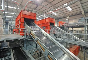 smistatore rotativo / automatico / per plastica / ad uso industriale