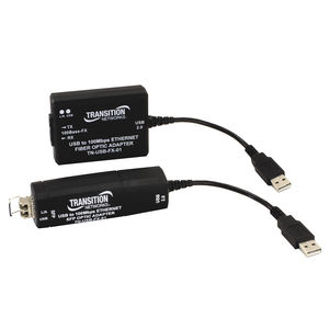adattatore ottico / per fibra ottica / USB / Ethernet