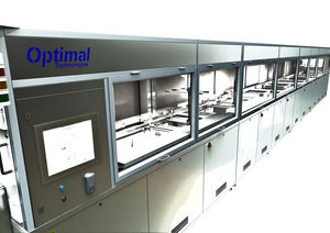 linea di rivestimento per lenti oftalmiche