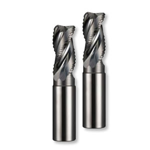 fresa a raggio / carburo solido / rivestita / per materiale non ferroso