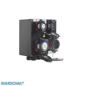 scatola elettrica attrezzata / modulare / in poliestere / per distribuzione elettrica