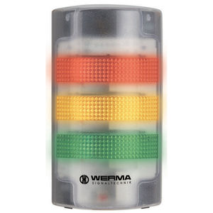 colonna luminosa LED / lampeggiante / a 3 colori / a muro