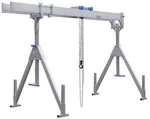 gru a cavalletto per officina
