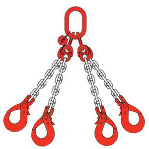 brache di sollevamento a catena