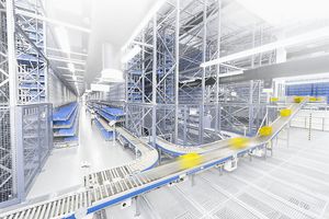 scaffalatura dinamica / per pallet / per scatole / automatizzata