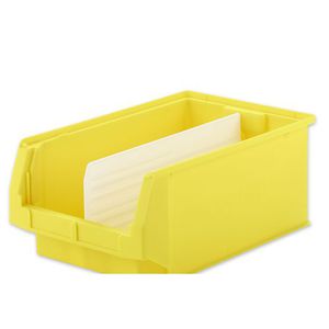 contenitore a bocca di lupo in polipropilene / in acciaio / di stoccaggio / per pezzi piccoli