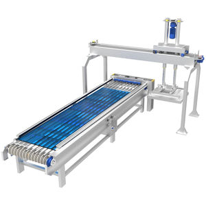 pallettizzatore e depallettizzatore con testa magnetica