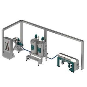 linea di produzione di olio d'oliva