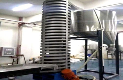 Alimentatore a vibrazione - Cowell(Nanjing)Extrusion Machinery Co.,Ltd. - pneumatico / verticale / di convogliamento