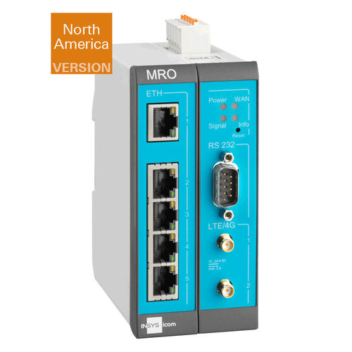Router di comunicazione - MRO-L210 - INSYS MICROELECTRONICS GmbH - cellulare / di dati / packet-based