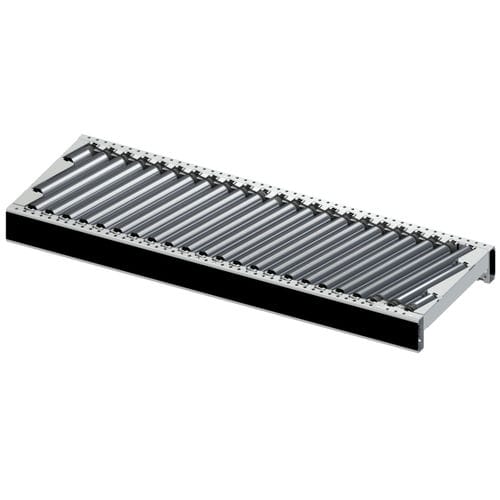 Trasportatore a rulli motorizzati - ASRF50-130-MPÜ - AMI Förder- und Lagertechnik GmbH - di posizionamento
